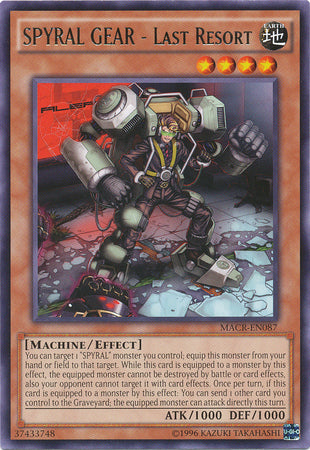 SPYRAL GEAR - Last Resort - MACR-EN087 - Rare - Unlimited