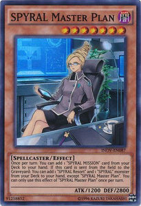 SPYRAL Master Plan - INOV-EN087 - Super Rare - Unlimited