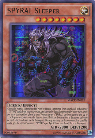 SPYRAL Sleeper - MACR-EN086 - Super Rare - Unlimited