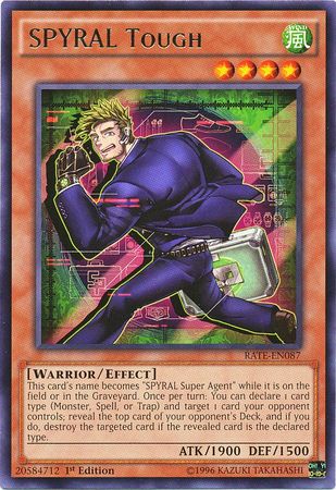 SPYRAL Tough - RATE-EN087 - Rare - 1st Edition