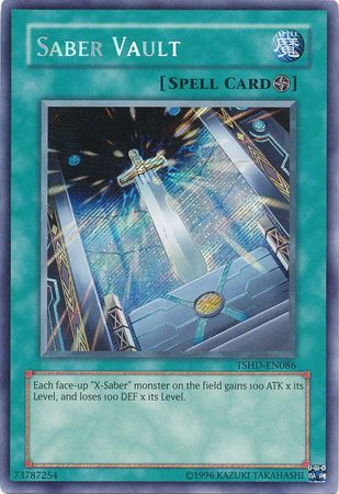 Saber Vault - TSHD-EN086 - Secret Rare - Unlimited