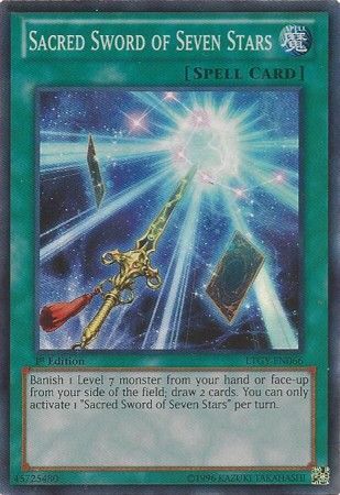 Sacred Sword of Seven Stars - LTGY-EN066 - Super Rare - 1st Edition