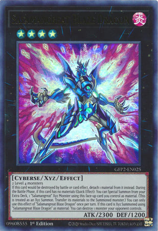 Salamangreat Blaze Dragon - GFP2-EN025 - Ultra Rare - 1st Edition