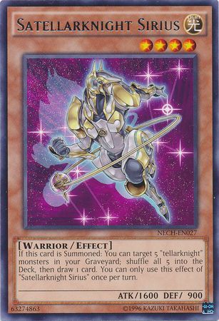 Satellarknight Sirius - NECH-EN027 - Rare - Unlimited