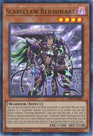 Scareclaw Reichheart - DIFO-EN012 - Ultra Rare - 1st Edition