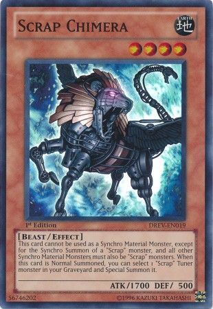 Scrap Chimera - DREV-EN019 - Super Rare - 1st Edition