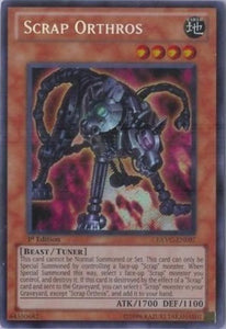 Scrap Orthros - EXVC-EN097 - Secret Rare - 1st Edition