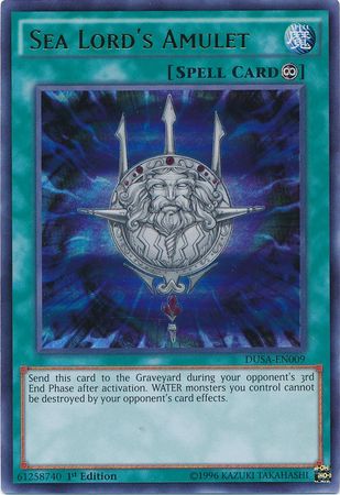 Sea Lord's Amulet - DUSA-EN009 - Ultra Rare - 1st Edition