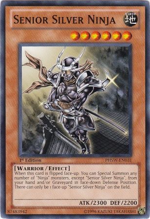 Senior Silver Ninja - PHSW-EN031 - Common - 1st Edition