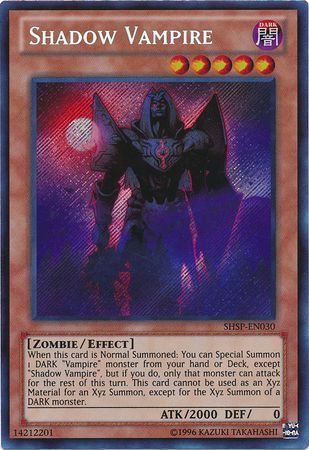 Shadow Vampire - SHSP-EN030 - Secret Rare - Unlimited