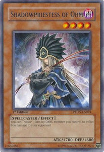 Shadowpriestess of Ohm - PTDN-EN024 - Rare - 1st Edition