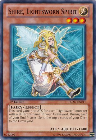 Shire, Lightsworn Spirit - SDLI-EN014 - Common - 1st Edition