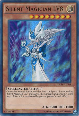 Silent Magician LV8 - YGLD-ENC04 - Ultra Rare - Unlimited