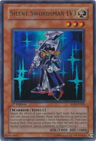 Silent Swordsman LV3 - RDS-EN009 - Ultra Rare - 1st Edition