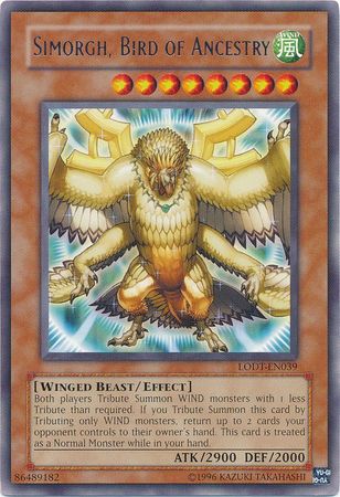 Simorgh, Bird of Ancestry - LODT-EN039 - Rare - Unlimited