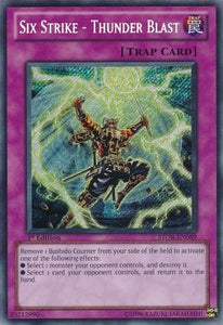 Six Strike - Thunder Blast - STOR-EN089 - Secret Rare - 1st Edition