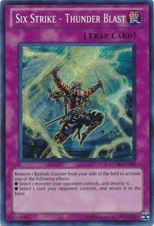 Six Strike - Thunder Blast - STOR-EN089 - Secret Rare - Unlimited