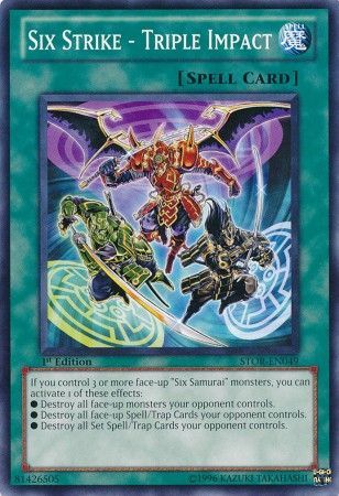 Six Strike - Triple Impact - STOR-EN049 - Common - 1st Edition