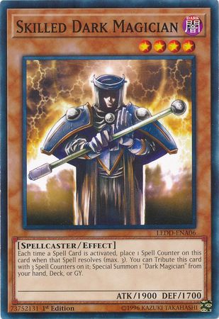 Skilled Dark Magician - LEDD-ENA06 - Common - 1st Edition