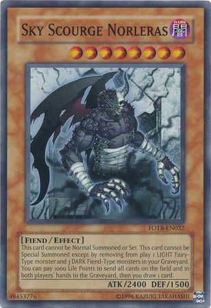 Sky Scourge Norleras - FOTB-EN022 - Super Rare - Unlimited