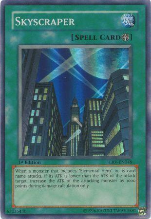 Skyscraper - CRV-EN048 - Super Rare - 1st Edition