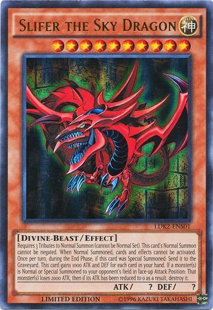 Slifer the Sky Dragon - LDK2-ENS01 - Ultra Rare - Limited