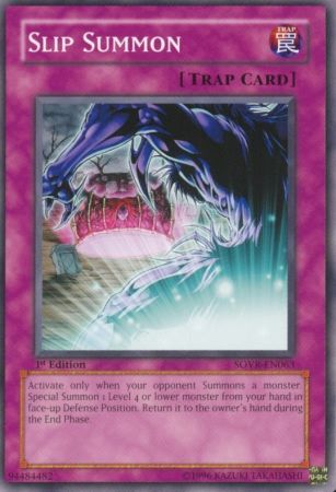 Slip Summon - SOVR-EN063 - Common - 1st Edition