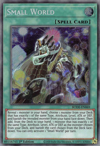 Small World - BODE-EN069 - Secret Rare - 1st Edition