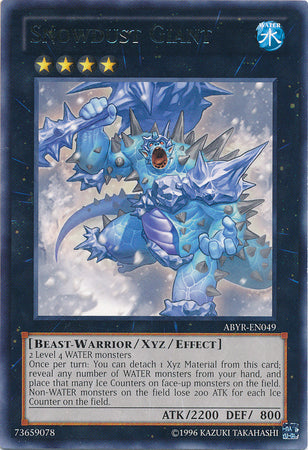 Snowdust Giant - ABYR-EN049 - Rare - Unlimited