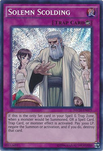 Solemn Scolding - NECH-EN079 - Secret Rare - Unlimited