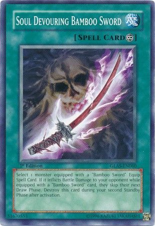 Soul Devouring Bamboo Sword - GLAS-EN060 - Common - 1st Edition