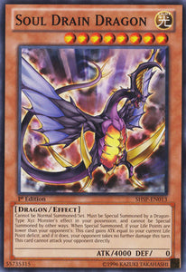 Soul Drain Dragon - SHSP-EN013 - Common - 1st Edition