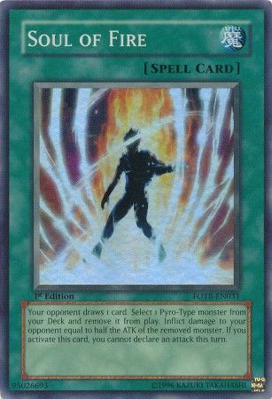 Soul of Fire - FOTB-EN031 - Super Rare - 1st Edition