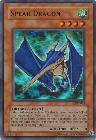 Spear Dragon - LOD-035 - Super Rare - 1st Edition