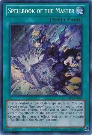 Spellbook of the Master - CBLZ-EN062 - Secret Rare - Unlimited