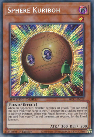 Sphere Kuriboh - SGX1-ENI12 - Secret Rare - 1st Edition