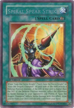 Spiral Spear Strike - FET-EN043 - Rare - 1st Edition