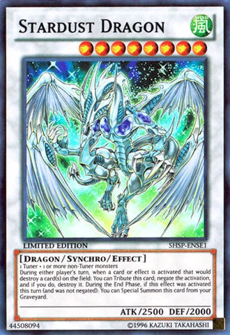 Stardust Dragon - SHSP-ENSE1 - Super Rare - Limited