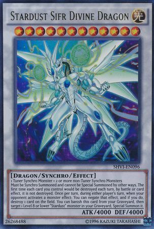 Stardust Sifr Divine Dragon - SHVI-EN096 - Ultra Rare - Unlimited