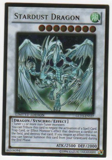 Stardust Dragon - GLD3-EN037 - Gold Rare - Limited