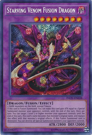 Starving Venom Fusion Dragon - INOV-EN038 - Secret Rare - Unlimited