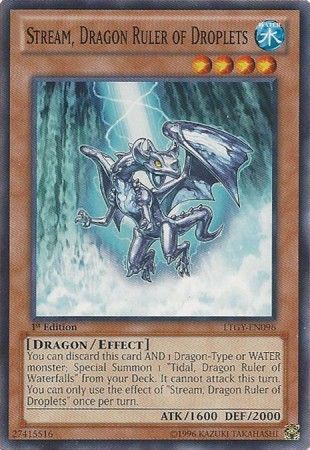 Stream, Dragon Ruler of Droplets - LTGY-EN096 - Common - 1st Edition