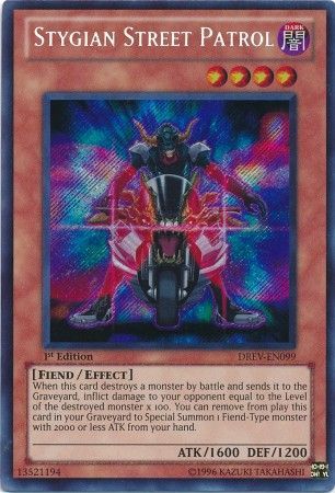 Stygian Street Patrol - DREV-EN099 - Secret Rare - 1st Edition