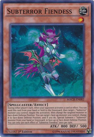 Subterror Fiendess - MACR-EN082 - Super Rare - 1st Edition