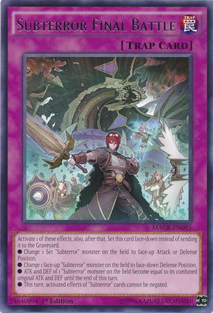 Subterror Final Battle - MACR-EN085 - Rare - 1st Edition