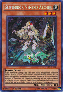 Subterror Nemesis Archer - INOV-EN082 - Secret Rare - 1st Edition