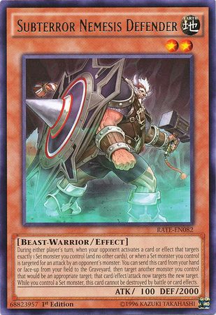 Subterror Nemesis Defender - RATE-EN082 - Rare - 1st Edition