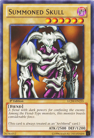 Summoned Skull - LCJW-EN235 - Rare - 1st Edition