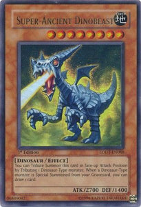 Super-Ancient Dinobeast - LODT-EN088 - Ultra Rare - 1st Edition