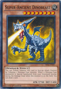 Super-Ancient Dinobeast - SR04-EN007 - Common - 1st Edition